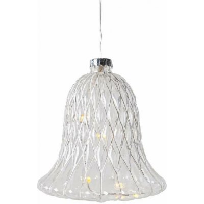 SIRIUS LED skleněný zvonek, čirý, Ø 9 × 10 cm, 5 diod, IP20 interiér, 1× AAA – Hledejceny.cz