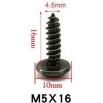 Vrut černěný M5x16 sáček 100 ks – Hledejceny.cz