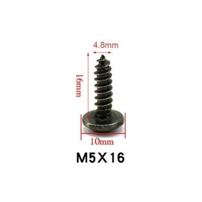 Vrut černěný M5x16 sáček 100 ks – Hledejceny.cz