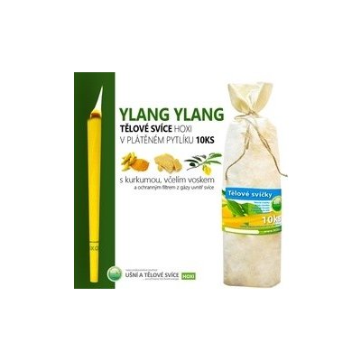 HOXI Tělové svíce s Ylang Ylang 10 ks – Zboží Dáma