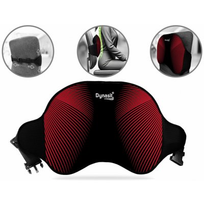 Dynasit Ergonomický polštář na opěradlo ERGOLIFT ČERVENÁ – Zbozi.Blesk.cz