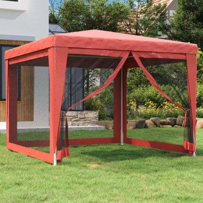 Petrashop 319230 3 x 3 m HDPE Červený – Zboží Dáma