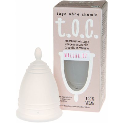 t.o.c. Menstruační kalíšek L čirý – Zboží Mobilmania