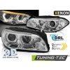 Přední světlomet Přední světla xenon D1S AFS 3D LED angel eyes BMW F10 / F11 LCI 2013 - 2016 chromová