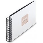 Fotoalbum Hama FINE ART, 50/24x17 - kroužková vazba, bílá – Zboží Živě