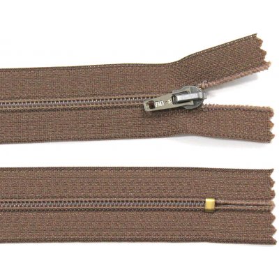 Spirálový zip no.3 nerozepínací 30cm - více barev color: 703 hnědá – Hledejceny.cz