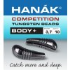 Rybářské lanko Hanák Competition Tungsten Body+ černý nikl 3,7mm 1g 10ks