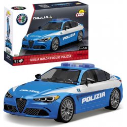 Cobi 24606 Alfa Romeo Giulia Quadrifoglio Polizia, 1:35