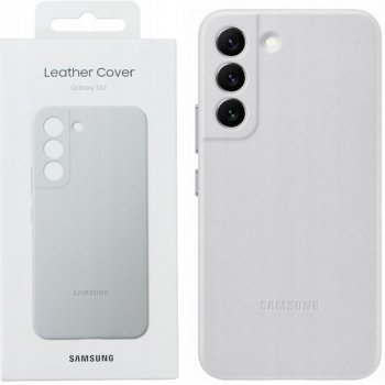 Samsung Leather cover Galaxy S22 šedé EF-VS901LJEGWW