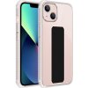 Pouzdro a kryt na mobilní telefon Apple Cadorabo ochranné pouzdro pro Apple iPhone 13 v černém TPU silikonovém krytu s funkcí stojánku