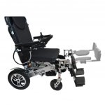 Eroute 8000RN Elektrický invalidní vozík skládací s automatickým polohováním opěradla Oranžová – Zboží Dáma