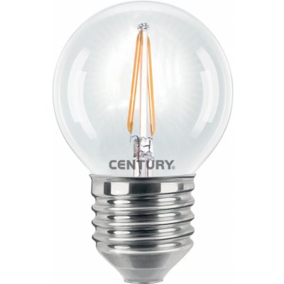 Century LED FILAMENT MINI GLOBE ČIRÁ 2W E27 2700K 245Lm 360d 45x72mm IP20 CEN INH1G-022727 Teplá bílá Čirá
