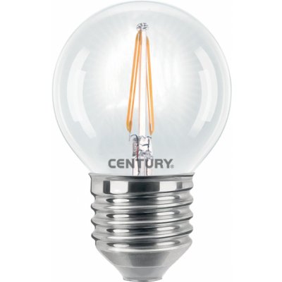 Century LED FILAMENT MINI GLOBE ČIRÁ 2W E27 2700K 245Lm 360d 45x72mm IP20 CEN INH1G-022727 Teplá bílá Čirá – Hledejceny.cz