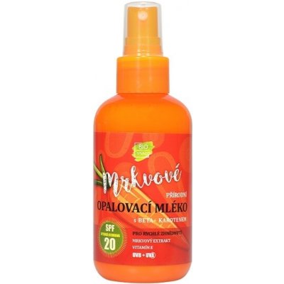 Vivaco Opalovací mléko s mrkvovým extraktem SPF 20 150 ml – Hledejceny.cz