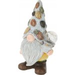 PROGARDEN Zahradní dekorace trpaslík a solární lampa 33,5 cm květináč KO-795420360kvet – Hledejceny.cz