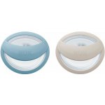 Nuk silikon šidítko MommyFeel 2 ks modrá/šedá – Zboží Dáma