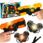 KIK Laserová paintballová pistole s infračerveným terčem 2 ks – Zboží Dáma