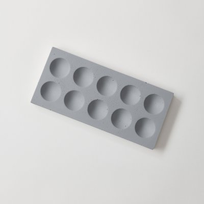 ODLITO.CZ Domino betonové plato šedá 25,5 cm – Zboží Dáma