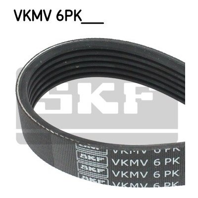 Ozubený klínový řemen SKF VKMV 6PK1257 (VKMV6PK1257) – Hledejceny.cz