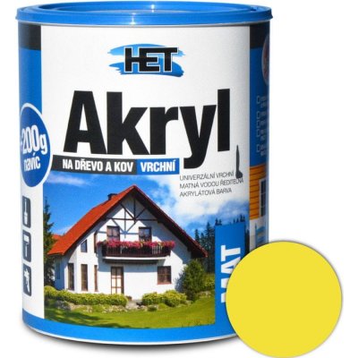 Het Akryl mat 0,7 kg žlutá – Hledejceny.cz