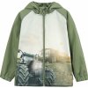 Kojenecký kabátek, bunda a vesta Minymo Softshellová bunda Fotopotisk traktor