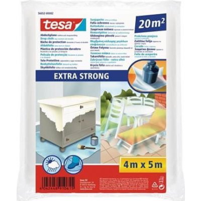 TESA Zakrývací fólie "Extra Strong 56652", extra pevná, 5 m x 4 m – Sleviste.cz
