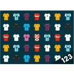 Desky na číslice Fotbal dresy – Zboží Mobilmania
