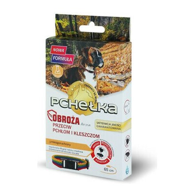 Pchelka Obojek proti klíšťatům a blechám pro psy, duhový M 65 cm – Hledejceny.cz