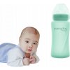 Láhev a nápitka Everyday Baby Láhev sklo odolná mint green 240ml