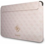 Guess 4G Metal Logo Sleeve MacBook 13" Air růžová GUCS13G4GFPI – Zboží Živě