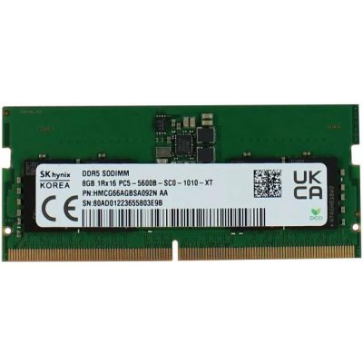 SK hynix DDR5 8GB 5600MHz CL46 HMCG66AGBSA092N – Zboží Živě