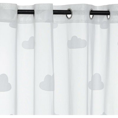 Atmosphera for kids Záclona do dětského pokoje NUAGE, mraky, 140 x 240 cm bílá – Hledejceny.cz