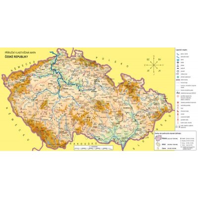 Náhradní mapa k učebnici Vlastivěda 5 - ČR jako součást Evropy