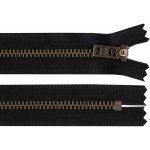 Prima-obchod Kovový zip YKK No 5 délka 18 cm staromosazný (jeansový), barva 580 černá staromosaz – Hledejceny.cz