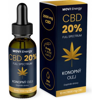Movit Energy CBD 20% Full Spectrum konopný olej olej s CBD 10 ml – Zbozi.Blesk.cz