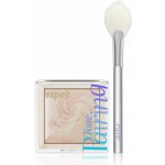 espoir Tone Pairing Highlighter rozjasňovač na tvář a oční okolí se štětcem Seashell 9,6 g – Zboží Dáma