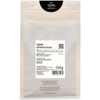 Miga Teppi ESPRESO ITALIANO Espresso zrnková 250 g – Hledejceny.cz