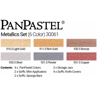 PanPastel Sada 6 suchých pastelů – Zboží Mobilmania