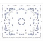 Beruška Vyšívání ubrus 120x140 cm jabloňové květy – Zboží Mobilmania