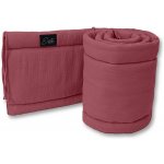ESITO Luxusní mantinel mušelín do postýlky Ruby red rubínová – Hledejceny.cz