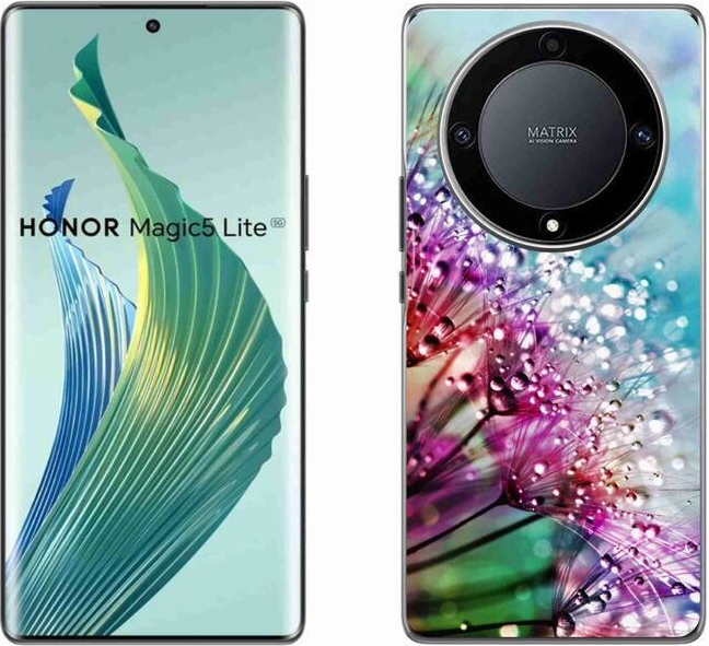 mmCase Gelové Honor Magic 5 Lite 5G - barevné květy