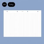 Planoo Trhací blok A4 linky 37-2968 – Zboží Dáma