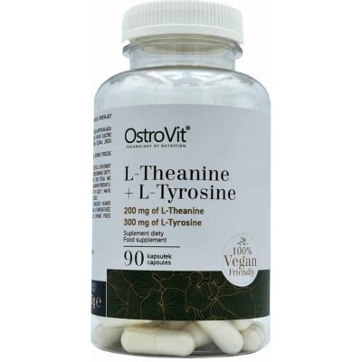 OstroVit L-Theanine + Tyrosine vege 90 kapslí – Hledejceny.cz