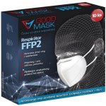 Good Mask respirátor FFP2 Bílý 10 ks – Zboží Dáma