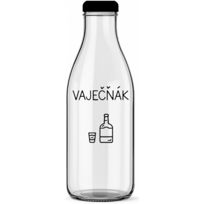 Úklid pro klid Skleněná láhev VAJEČŇÁK 1 l – Zboží Dáma