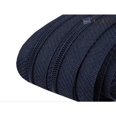 Zip spirálový temně modrý, metráž – Hledejceny.cz