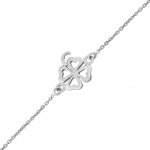 SILVEGO Stříbrný nákotník s přívěskem čtyřlístek ZT120680A – Hledejceny.cz