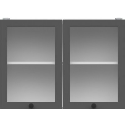 Junona Line Ramka skříňka G2W/80/57, bílá/grafit – Zboží Mobilmania