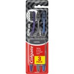 Colgate ZigZag Charcoal zubní kartáčky střední 3 ks – Zboží Dáma
