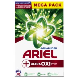 Ariel +Ultra Oxi prášek 4,55 kg 70 PD
